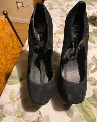 Scarpe in velluto nere Jeffrey Campbell