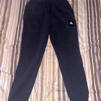 pantaloni tuta blu adidas