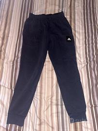 pantaloni tuta blu adidas