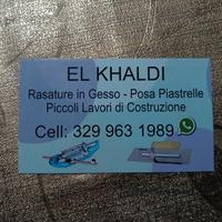 Gessista/piastrellista lavori in privato