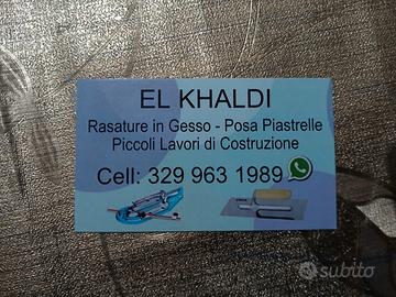 Gessista e piastrellista