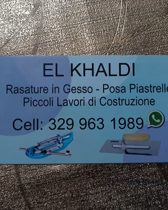 Gessista e piastrellista