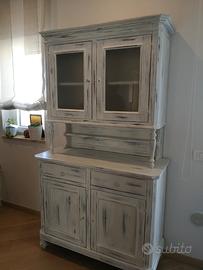 Mobile rigenerato decapato sciabby decape' credenz