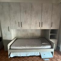 Struttura camera con letto