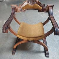 Sedia imbottita vintage