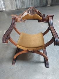 Sedia imbottita vintage