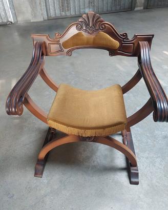 Sedia imbottita vintage