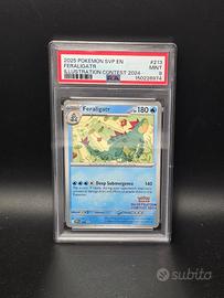 Pokémon PSA 9 MINT – Feraligatr #213 Illustration