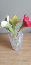 vaso in cristallo vintage 