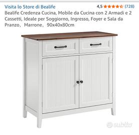 Credenza bealife bianca
