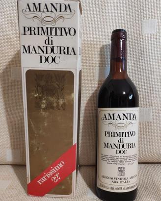 Primitivo di Manduria DOC "Amanda" – Annata 1979