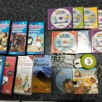 Stock 18 pezzi DVD.cd. mouse come da foto 