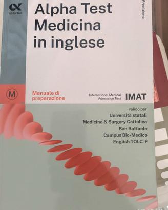 Alpha Test Medicina in inglese