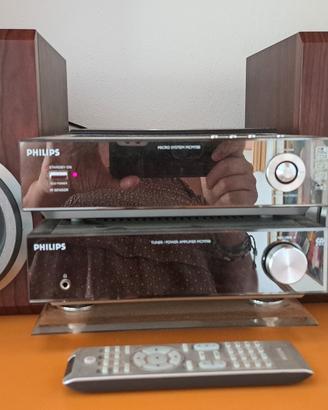 Impianto Hi-Fi Philips MCM7000 + casse e telecoman