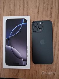 I phone 16 pro max 256 gb black titanium