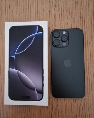 I phone 16 pro max 256 gb black titanium