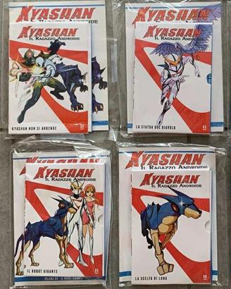 KYASHAN il Ragazzo Androide - vari DVD e Box