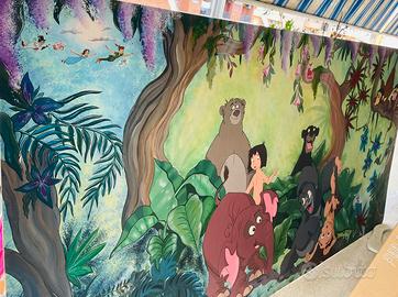 Quadro su Legno Mowgli