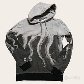 felpa con cappuccio Octopus tg s