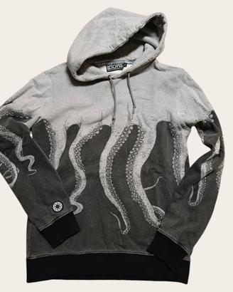 felpa con cappuccio Octopus tg s
