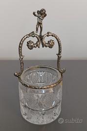 Portabonbon vintage cristallo  Made in Italy
