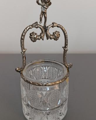Portabonbon vintage cristallo  Made in Italy