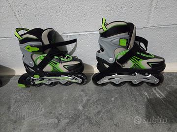 Roller pattini a rotelle bambino 35/38 estensibili