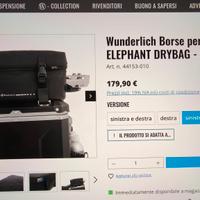 Per BMW GS Borsa Elephant 26 litri espandibile