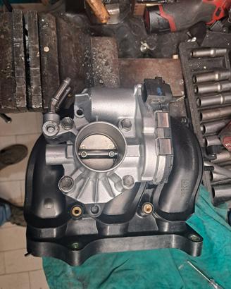 collettore aspirazione completo corpo farfallato T