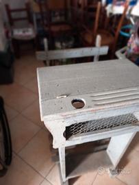 Banco scuola in legno 