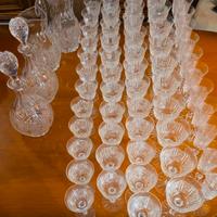 Servizio di calici completo, Cristallo puro Boemia