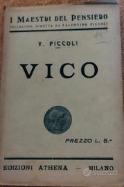 libro: maestri del pensiero. Vico