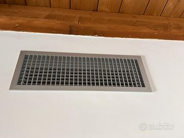 Grate alluminio aria canalizzata