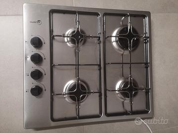 Fornello 4 fuochi a gas