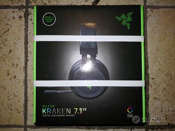 Cuffie Gaming RAZER Kraken nero RGB CHROMA