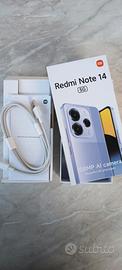 Cellulare Redmi Note 14 5g con fattura e garanzia