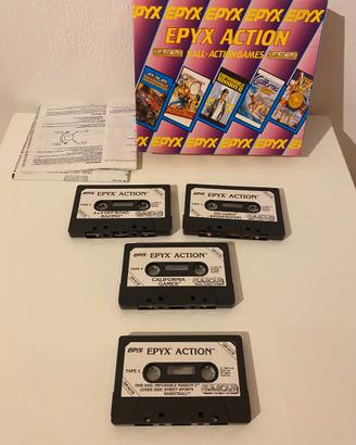 Box 5 giochi per Commodore 64/128 con istruzioni