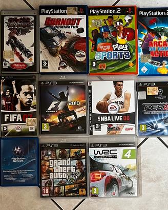 Giochi vari PSP, PS VITA, PS2 e PS3