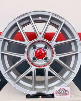 CERCHI IN LEGA 500 ABARTH FONDMETAL 9ESSE GRIGIO O