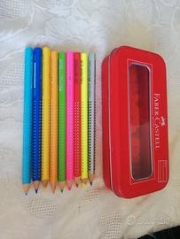 9 matite colorate FABER CASTELL