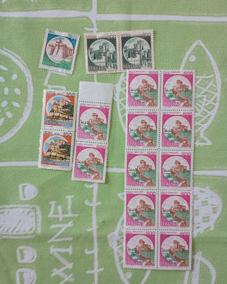 lotto 16 francobolli nuovi Castelli d'Italia 