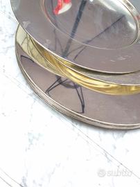 7 Grandi vassoi in acciaio zincato