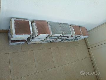 34 blocchi in vetro mattone