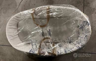 Culla PICCI in vimini con supporto in legno