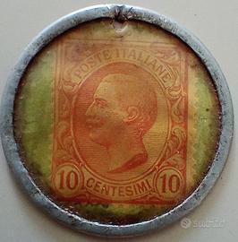 francobollo gettone pubblicitario cent. 10 Pirelli