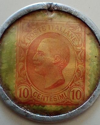 francobollo gettone pubblicitario cent. 10 Pirelli