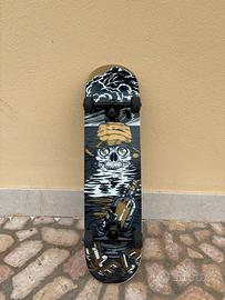 Skateboard Oxelo Mid 5 Skull Bottle Ochra