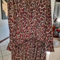 Vestito Zara nuovo con balza manica lunga tgS 