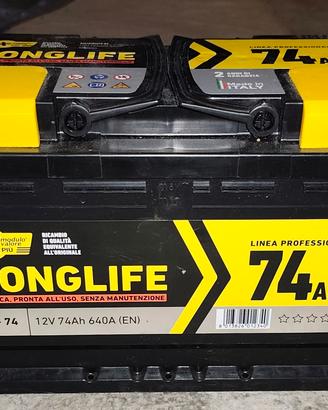 Batteria Auto LONGLIFE 74Ah 640A (Come Nuova)