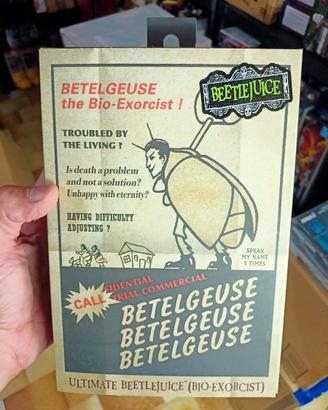 NECA BEETLEJUICE 1988 TOUR GUIDE BIO ULT